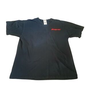 Snap-On Tools T-Shirt Size Medium Black The Tool For Every Toy Motorcycle Logo